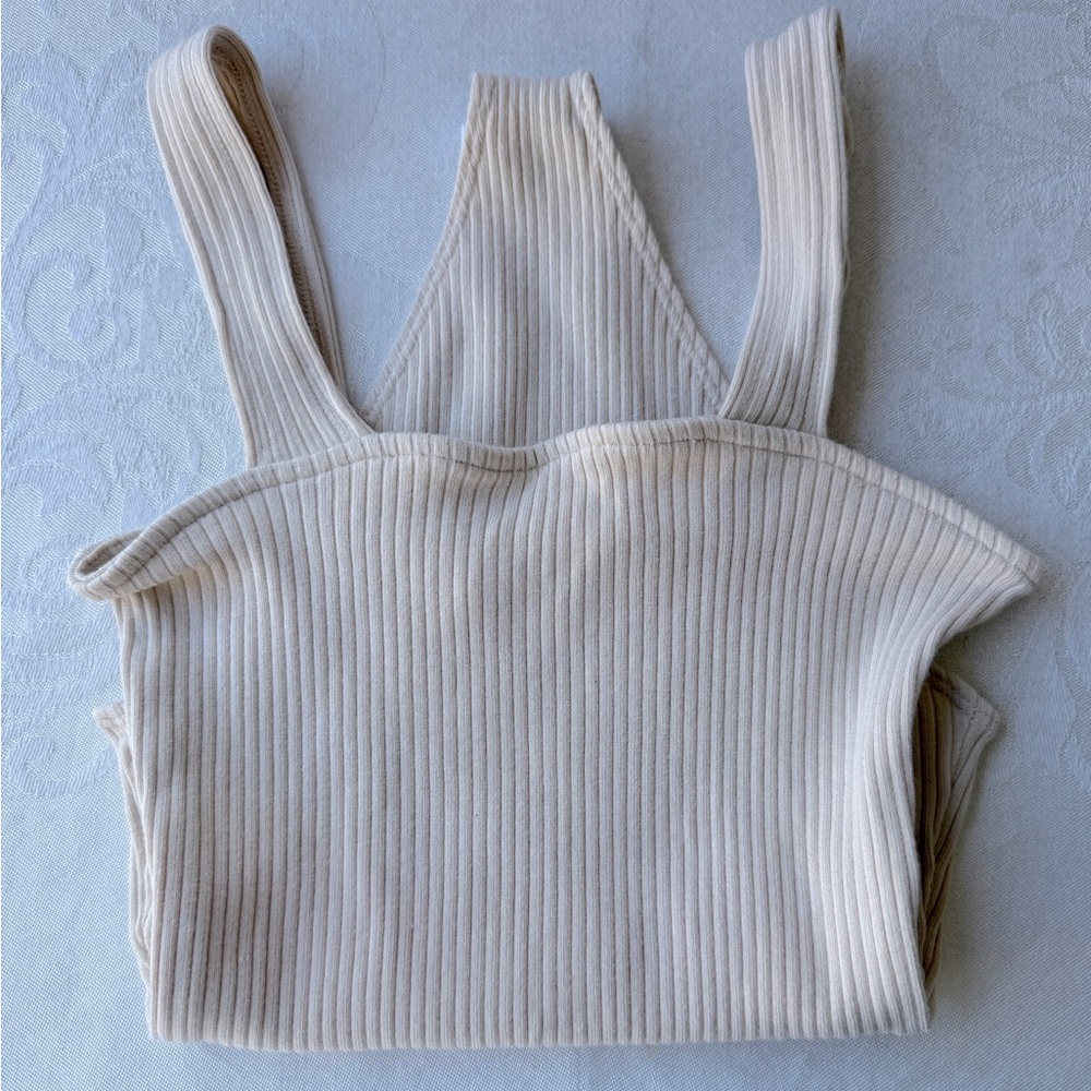 Sky and Sparrow Cream Bodysuit One Piece